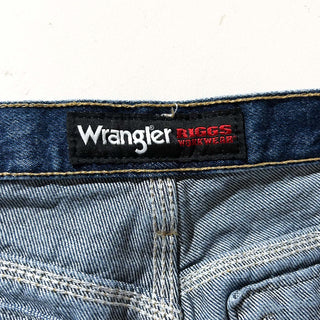 00's Wrangler RIGGS "濃紺" ワイド ペインター デニム パンツ