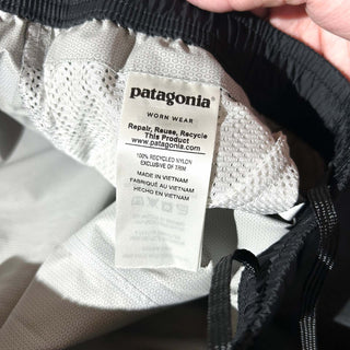 Patagonia ブラック ドローコード トレントシェル ナイロン パンツ
