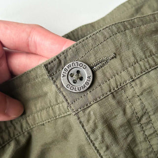 00's Colombia オリーブ 2way リップストップ カーゴ パンツ