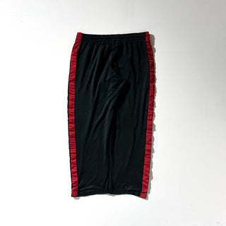 00's "made in USA" NIKE ブラック×レッド ドローコード ワイド トラック パンツ
