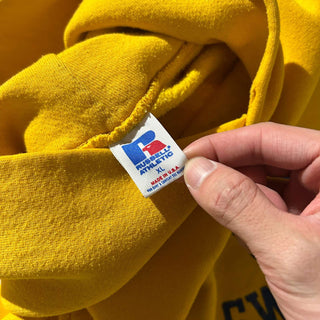 90's "made in USA" Russell マスタード カレッジ スウェット パーカ
