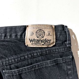 ～00's Wrangler "PREMIUM QUALITY" ストレート ブラック デニム パンツ