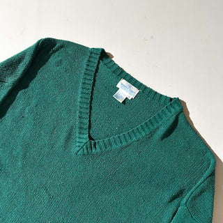 90's Winter Silks シルク Vネック ニット セーター