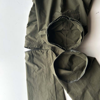 00's Colombia オリーブ 2way リップストップ カーゴ パンツ