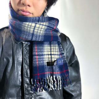 90's "made in ITALY" GAP ウール チェック マフラー