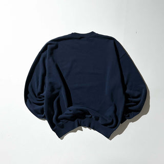 90's "made in USA" M.J.SOFFE "NAVY" プリント スウェット シャツ