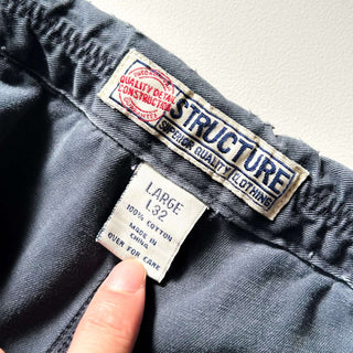 00's STRUCTURE ドローコード ボロ ワイド パンツ