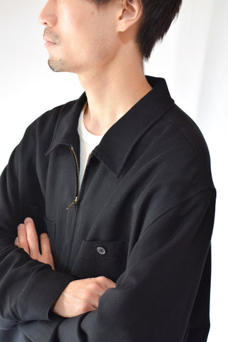 90's～ AXIST フルジップ ブラック シャツジャケット