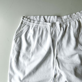00's CATO リネン×レーヨン ドローコード ワイド イージー パンツ