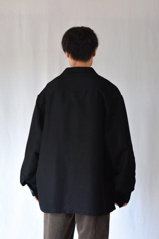 90's～ AXIST フルジップ ブラック シャツジャケット