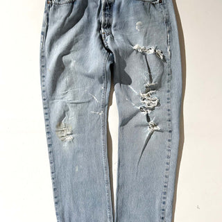 00's Levi's 501 ペンキ ボロ ダメージ デニム パンツ