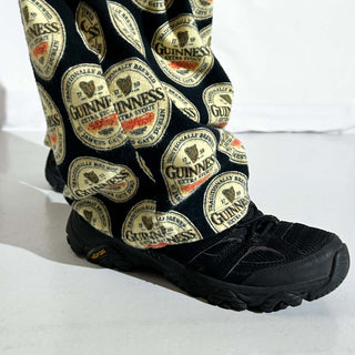 00's Guinness 総柄 ドローコード ワイド パジャマ パンツ