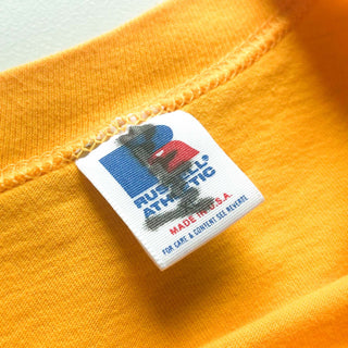 ～00's "made in USA" Russell "HITACHI PROMISE OF TOMORROW" 企業 ワンポイント Tシャツ