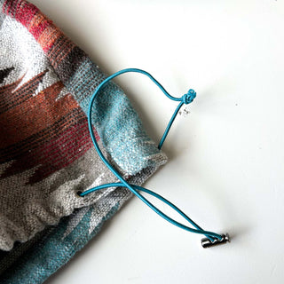 00's ネイティブ ドローコード ハーフジップ ジャガード パーカ