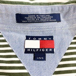 90's TOMMY HILFIGER ストライプ L/S シャツ