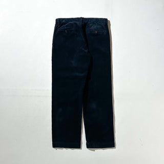 90's～ OLD RALPH LAUREN "PRESTON PANT" ダークネイビー コーデュロイ パンツ