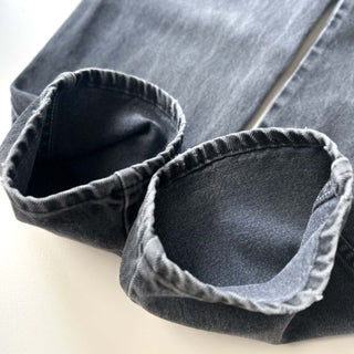 00's RUSTLER ストレート ブラック デニム パンツ