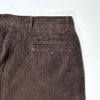 90's～00's Structure ブラウン 2タック コーデュロイ パンツ