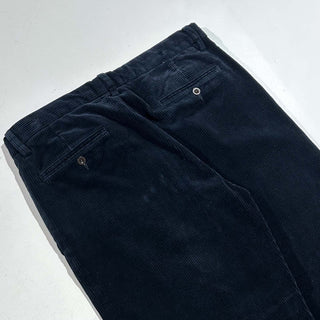 90's～ OLD RALPH LAUREN "PRESTON PANT" ダークネイビー コーデュロイ パンツ