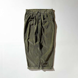 90's DOCKERS オリーブ 2タック コーデュロイ パンツ