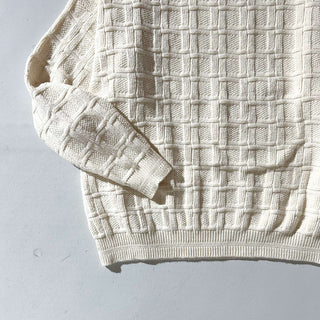 90's "made in USA" Van Heusen 格子模様 ニット セーター