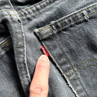 80's～ "made in USA" Levi's 505-0259 "先染め" ブラック デニム パンツ