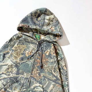 00's Cabela's リアルツリー フルジップ スウェット パーカ