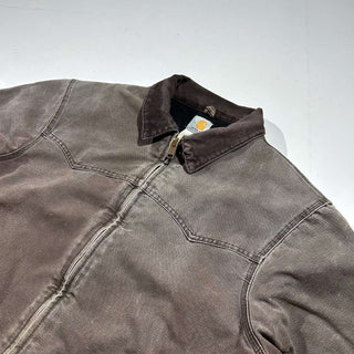 00's Carhartt 裏キルティング フェード ボロ ダック サンタフェ ジャケット