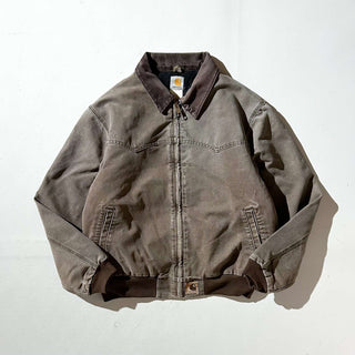 00's Carhartt 裏キルティング フェード ボロ ダック サンタフェ ジャケット