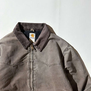 00's Carhartt 裏キルティング フェード ボロ ダック サンタフェ ジャケット