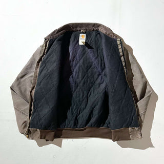 00's Carhartt 裏キルティング フェード ボロ ダック サンタフェ ジャケット