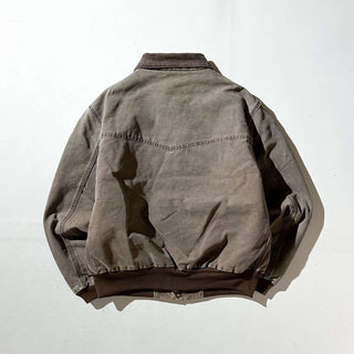 00's Carhartt 裏キルティング フェード ボロ ダック サンタフェ ジャケット