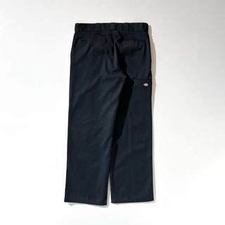 00's Dickies ブラック ダブルニー ワーク パンツ
