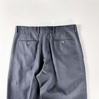 00's LAUREN RALPH LAUREN ポリエステル×レーヨン グレー 2タック スラックス