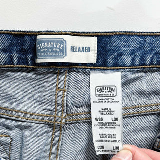 00's Levi's Signature "RELAXED" ワイド デニム パンツ