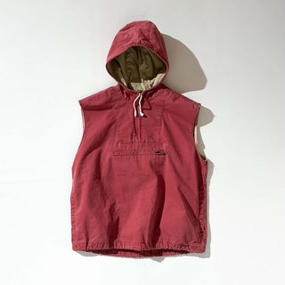 00's OLD NAVY カットオフ フーデッド コットン アノラック ベスト