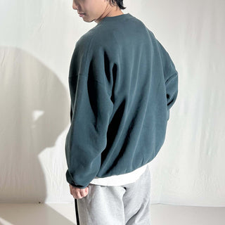 90's "made in USA" Russell ダークグリーン 無地 スウェット シャツ