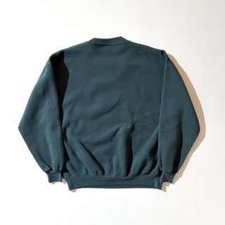 90's "made in USA" Russell ダークグリーン 無地 スウェット シャツ