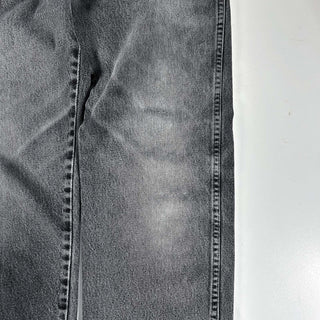 00's RUSTLER ストレート "フェード グレー" ブラック デニム パンツ(34×30)