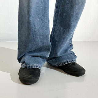 00's express ボロ ワイドストレート デニム パンツ