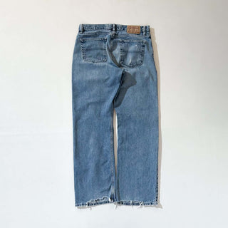 00's express ボロ ワイドストレート デニム パンツ