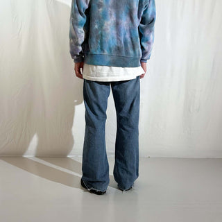 00's express ボロ ワイドストレート デニム パンツ