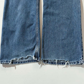 00's express ボロ ワイドストレート デニム パンツ