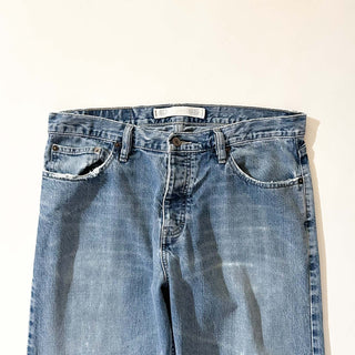 00's express ボロ ワイドストレート デニム パンツ