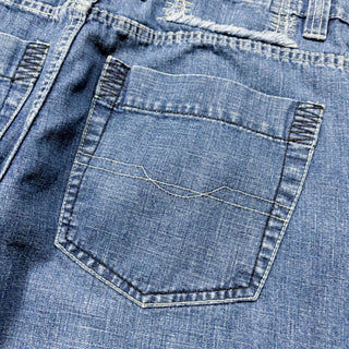 00's Brud 刺し子パッチ デニム スケーターショーツ