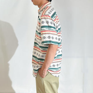 00's CABIN CREEK ネイティブ 総柄 S/Sシャツ