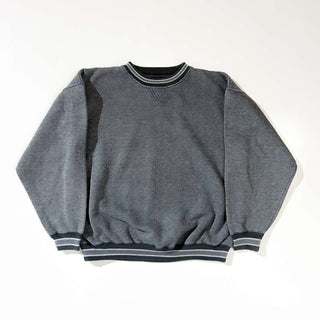 00's Midwest Embroidery ミックス網 リブライン スウェットシャツ