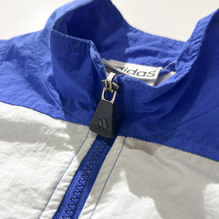 80's～90's ADIDAS デザイン  ボーダー ナイロンジャケット