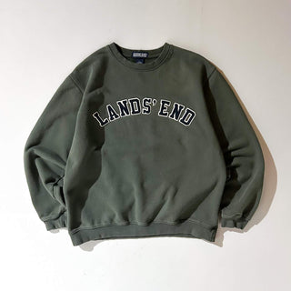 90's Lands' End ブランドネーム スウェット シャツ