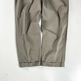 90's～00's NATURAL ISSUE EXECUTIVE KHAKIS カーキ 2タック ワイド スラックス